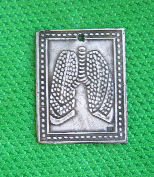 Tin/Silver Lungs Milagro Ex Voto