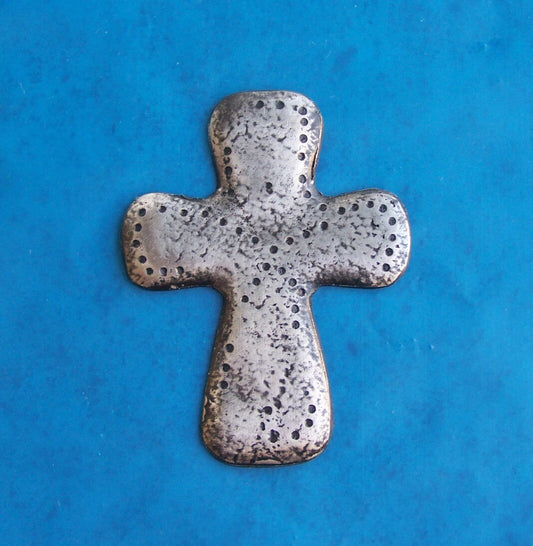 Pewter "Chubby" Cross