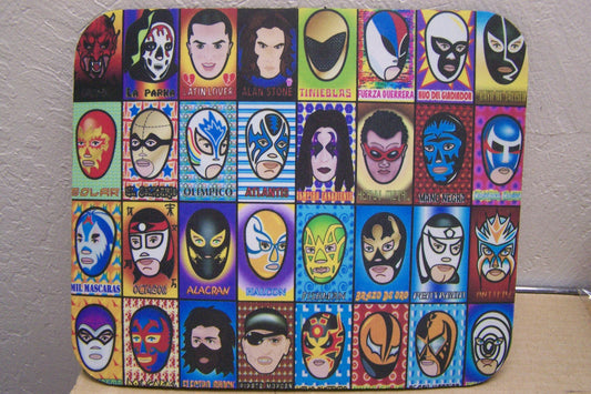 Mousepad - Mexican Wrestlers