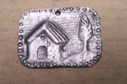 Tin/Silver House Milagro Ex Voto