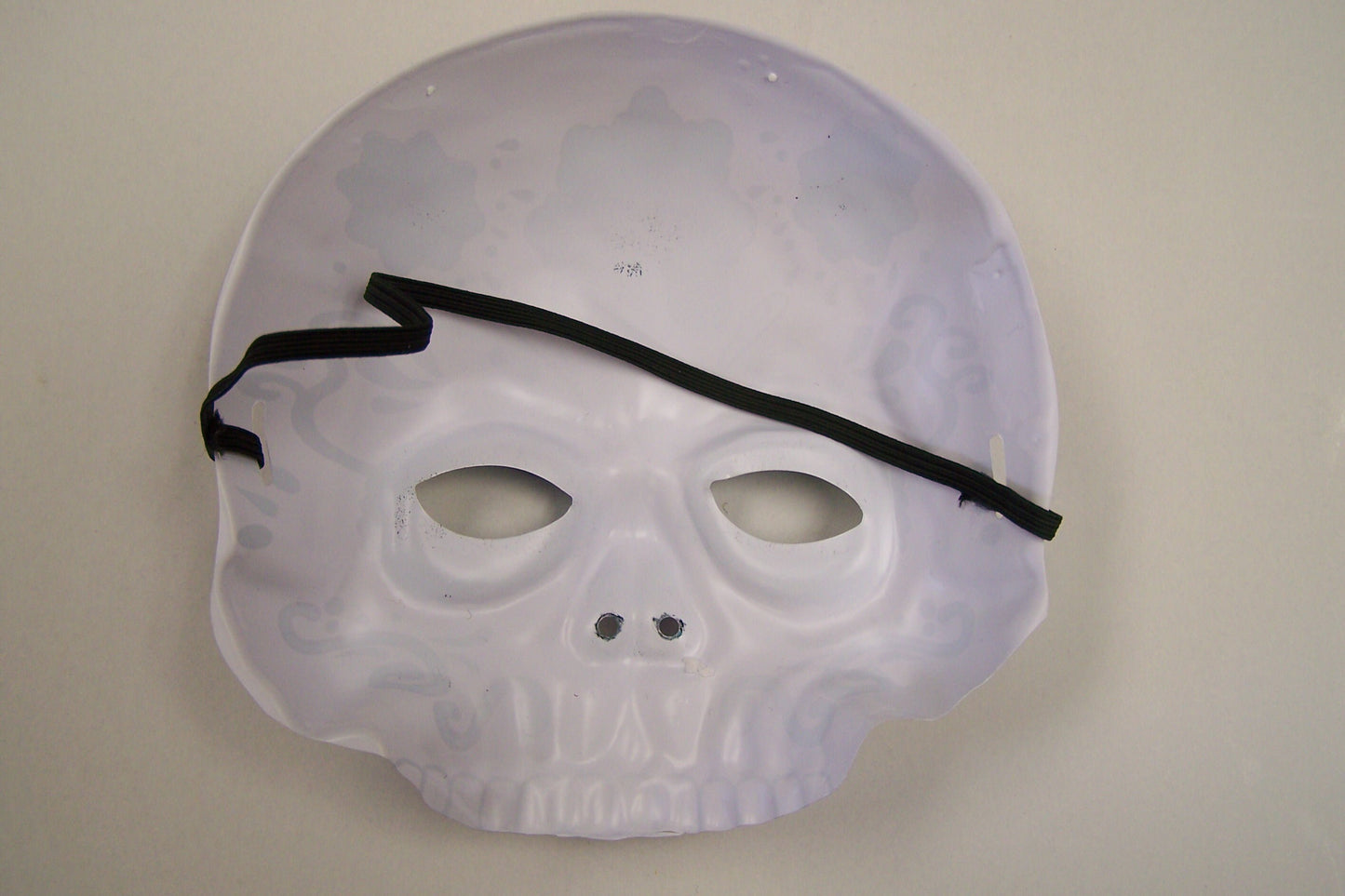Day of the Dead Sugar Skull Plastic Halloween Mask - Turquoise - Dia de los Muertos
