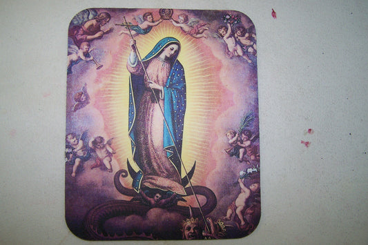 Mousepad - Virgin of Guadalupe Spearing Demon