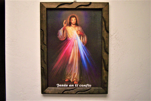 Framed Giclee Print - Jesus the Divine Mercy, #1 - Mexico