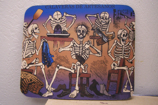 Mousepad - Day of the Dead Skeleton Artisans