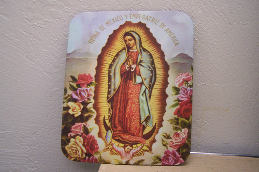 Mousepad - Virgin of Guadalupe "Queen of Mexico Empress of the Americas"