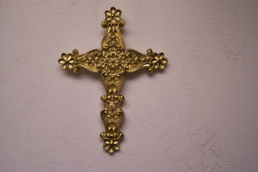 Golden Resin Cross #1 - Mexico