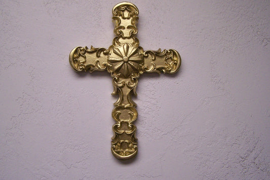 Golden Resin Cross #2 - Mexico