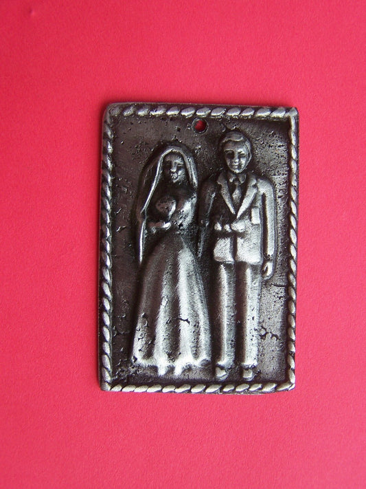 Tin/Silver Wedding Engagement Relationships Milagro Ex Voto