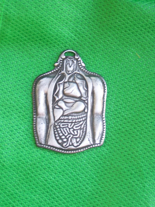 Tin/Silver Internal Organs/Surgery Milagro Ex Voto