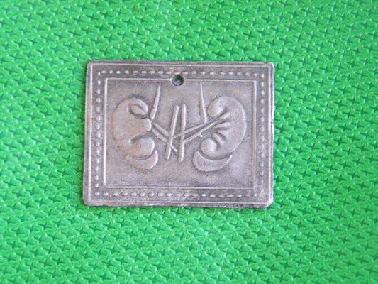 Tin/Silver Kidneys Milagro Ex Voto