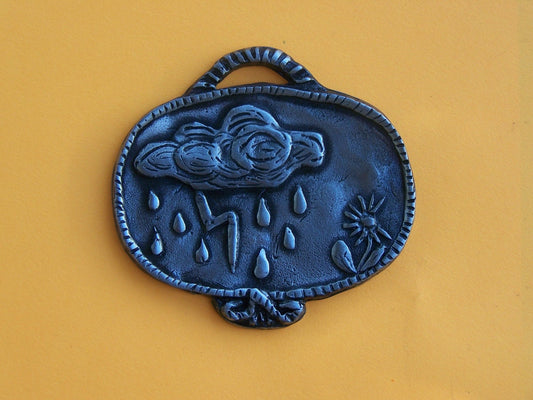 Tin/Silver Rain Milagro Ex Voto